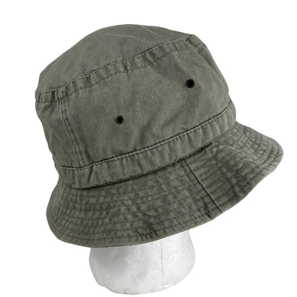 Vintage Gone Fishin’ Get Used To It Bucket Sun Hat L/XL 1990s Funny Gift Summer - Picture 10 of 14